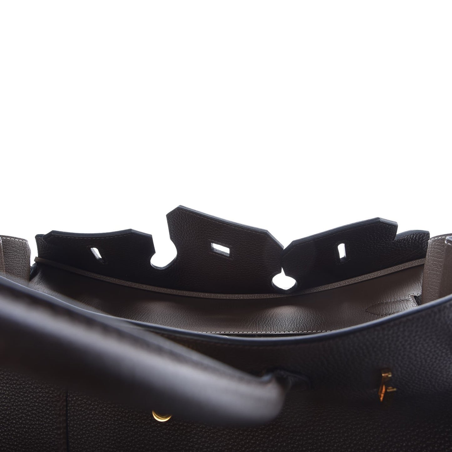 Togo Horseshoe Birkin 35 Chocolate Etoupe