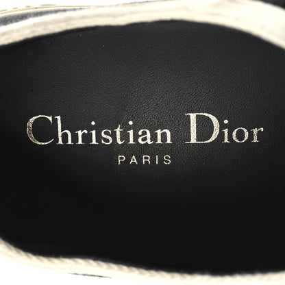 Christian Dior Canvas Walk'N'Dior Low Top Sneakers 37.5 Black 9 of 9