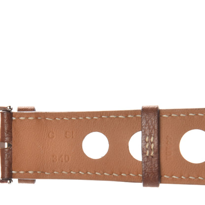 Hermes Barenia 44mm Apple Watch Single Tour Rallye Band Fauve 4 of 6