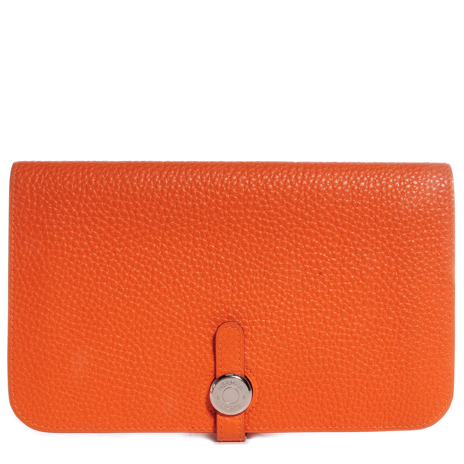 Hermes Togo Dogon Combined Wallet Orange 1 of 8