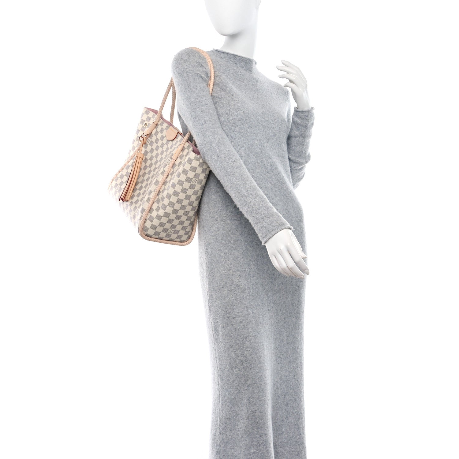 Louis Vuitton Damier Azur Propriano Rose Ballerine 2 of 8