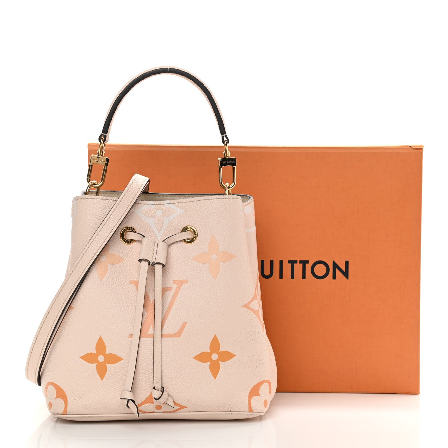 Louis Vuitton Empreinte Monogram Giant By The Pool Neonoe BB Cream Saffron 14 of 15