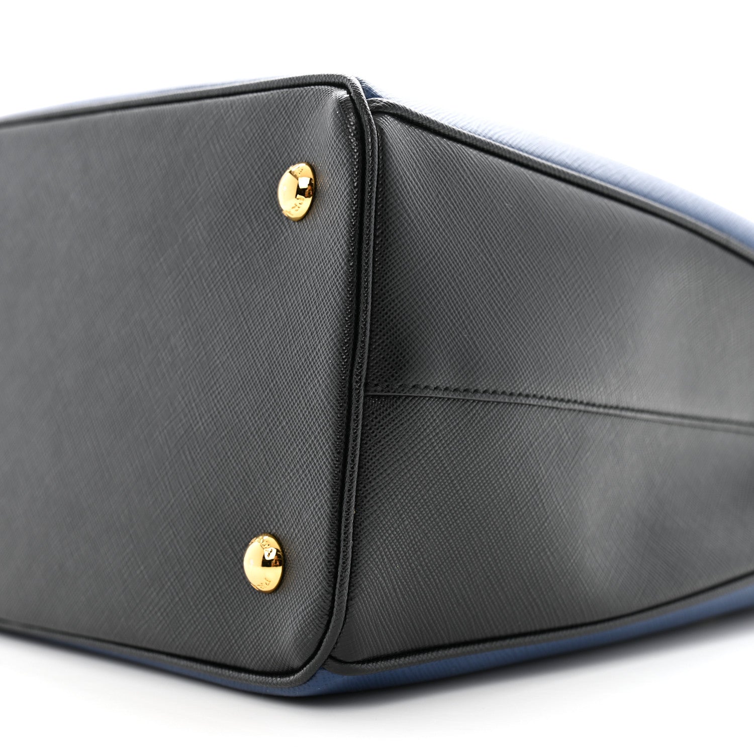 Prada Saffiano Lux Medium Tote Bluette Black 11 of 11