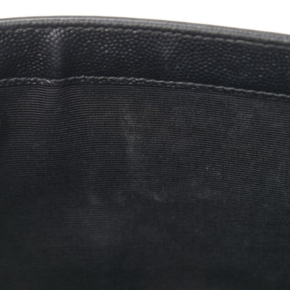 Saint Laurent Grain De Poudre Small Monogram Kate Satchel Black 9 of 9