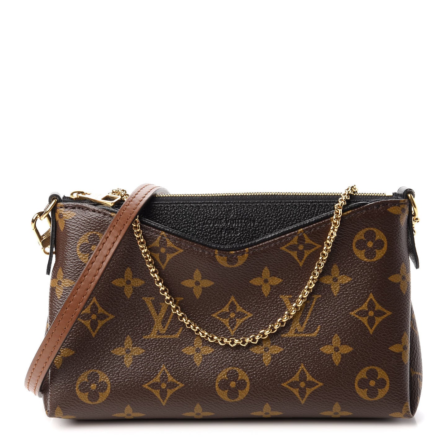 Monogram Pallas Clutch Black