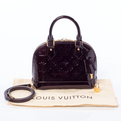 Louis Vuitton Vernis Alma BB Amarante 8 of 8