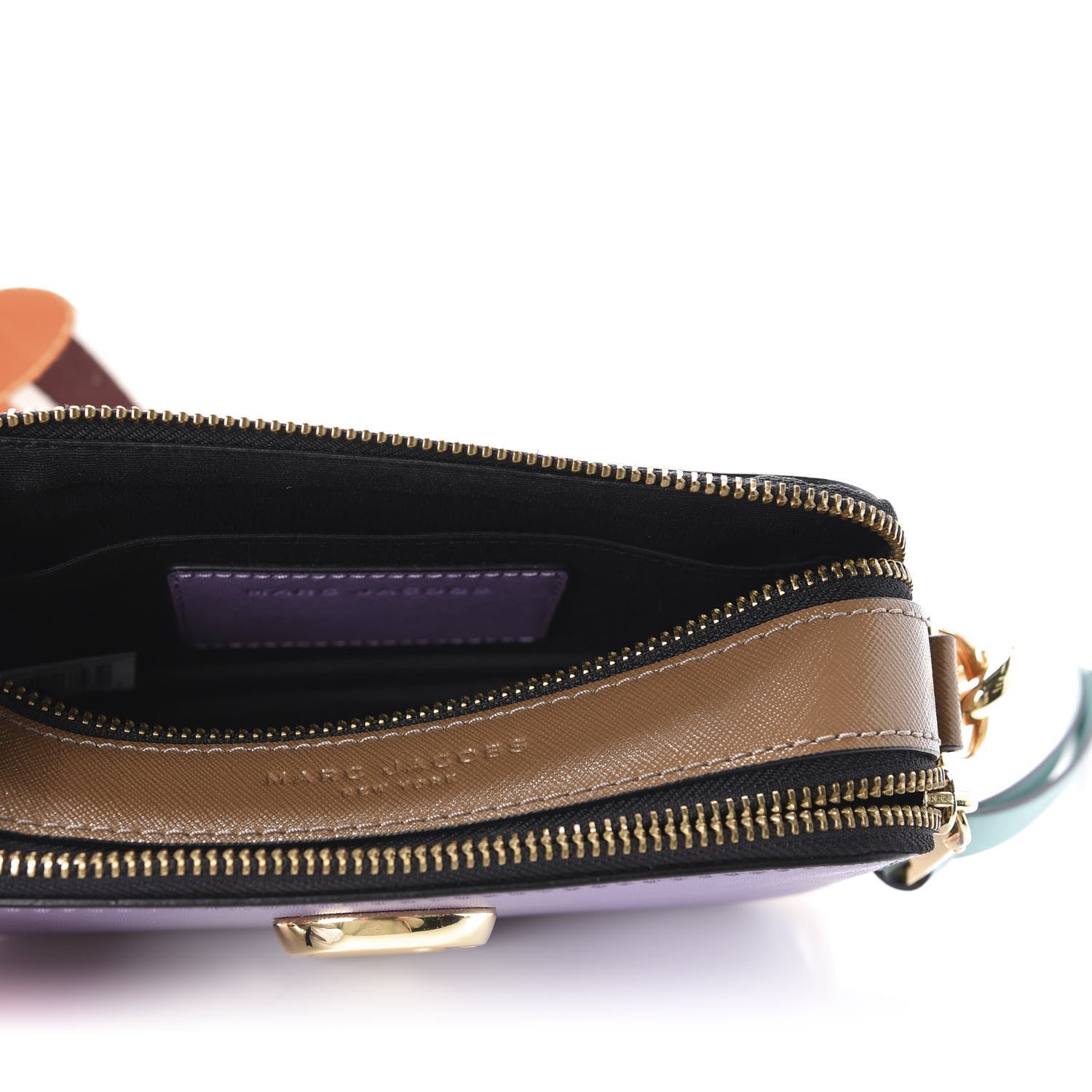 Marc Jacobs Saffino Small Snapshot Camera Bag Purple Orange 5 of 10