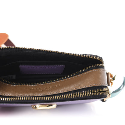 Marc Jacobs Saffino Small Snapshot Camera Bag Purple Orange 5 of 10