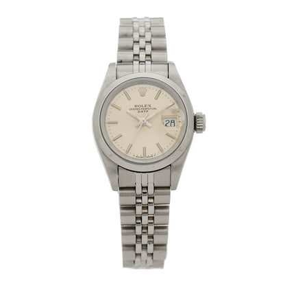 Rolex Stainless Steel 26mm Oyster Perpetual Date Watch Silver 69160 1 of 4