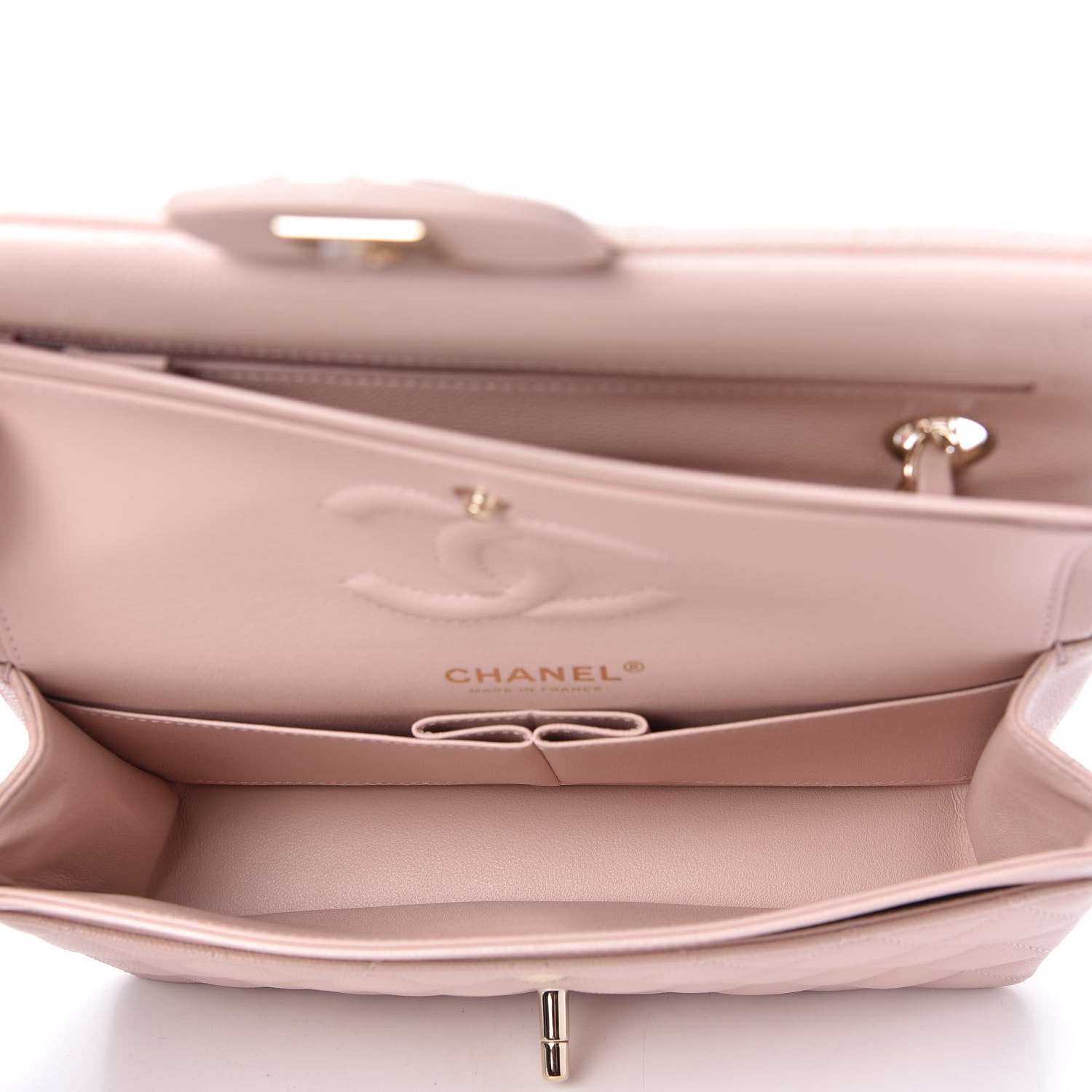Chanel Caviar Quilted Small Double Flap Light Pink 5 of 9