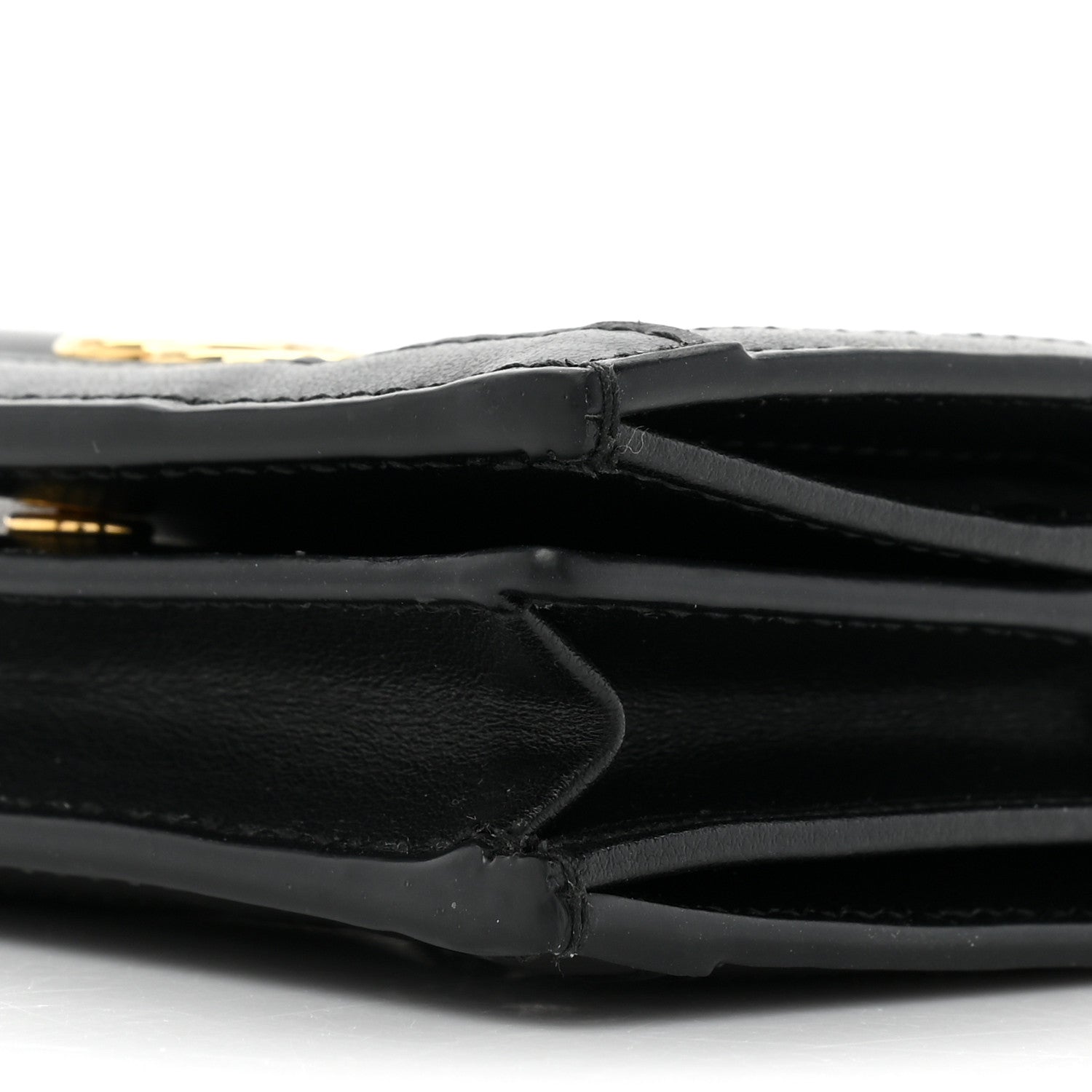 Gucci Calfskin GG Matelasse Card Case Wallet Black 10 of 12