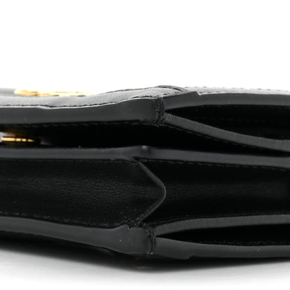 Gucci Calfskin GG Matelasse Card Case Wallet Black 10 of 12