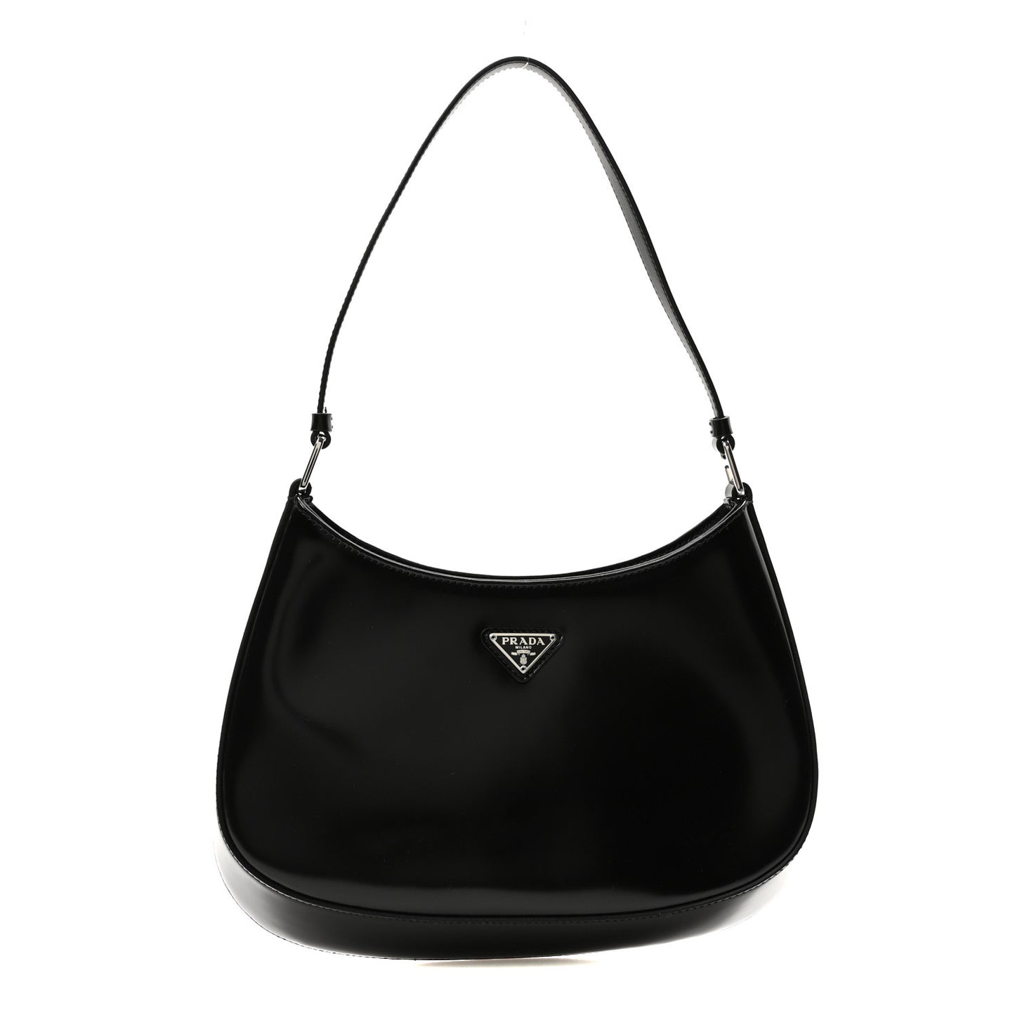 Spazzolato Cleo Shoulder Bag Black