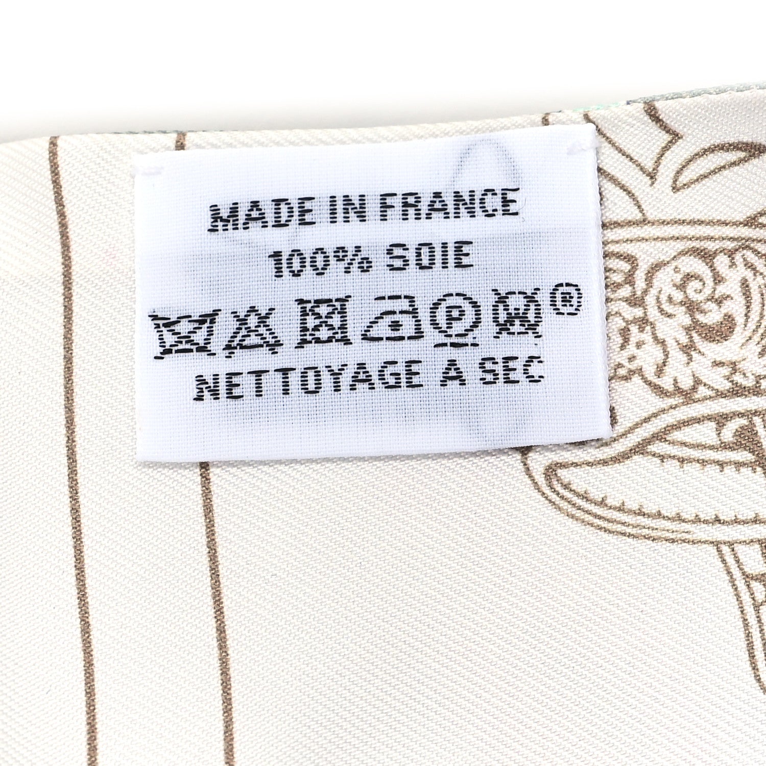 Hermes Silk Brides De Gala En Fleurs Twilly Vert Amande Rose 3 of 4