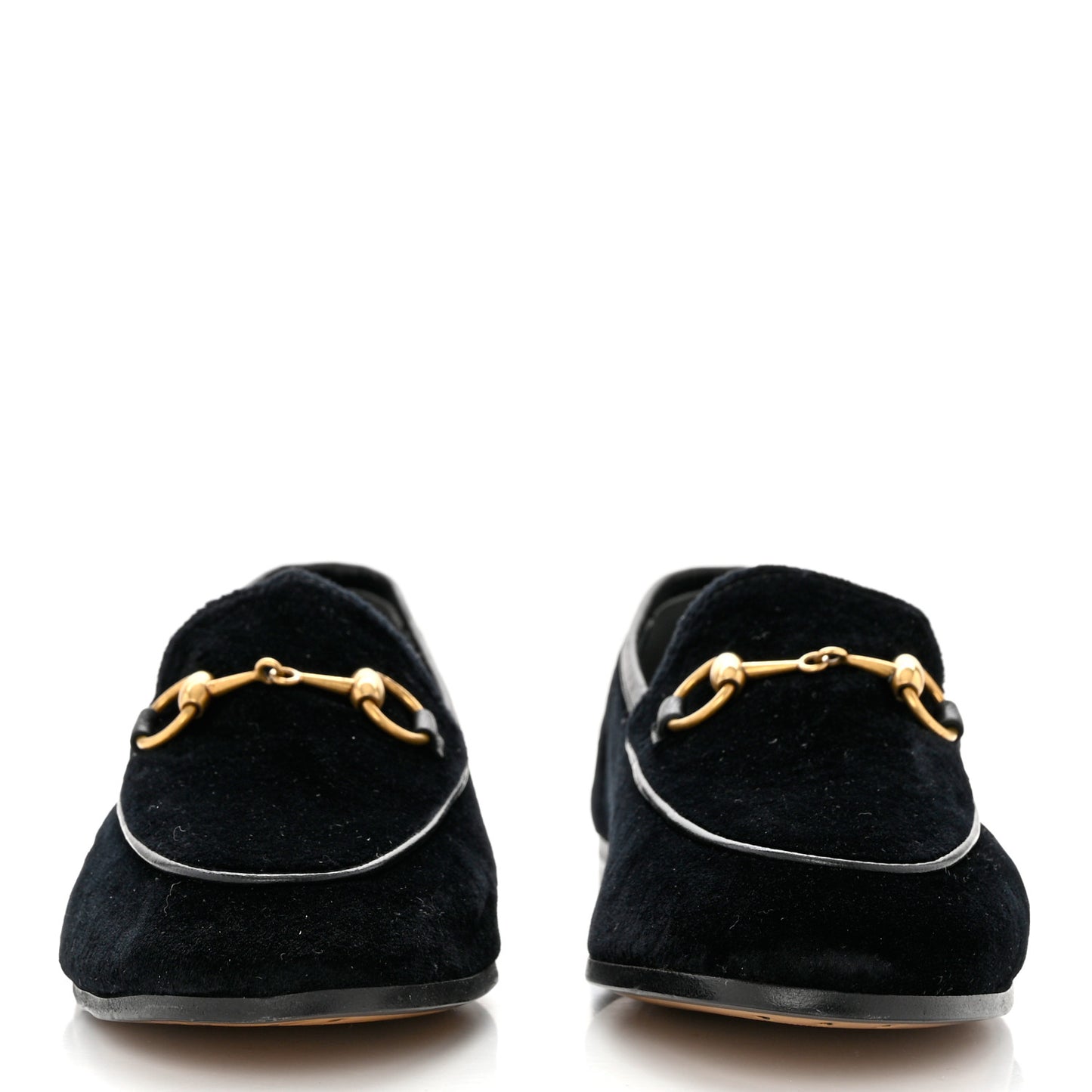 Velvet Horsebit Womens Jordaan Loafers 35.5 Black