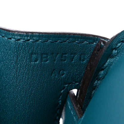 Hermes Swift Birkin 25 Vert Bosphore 7 of 10