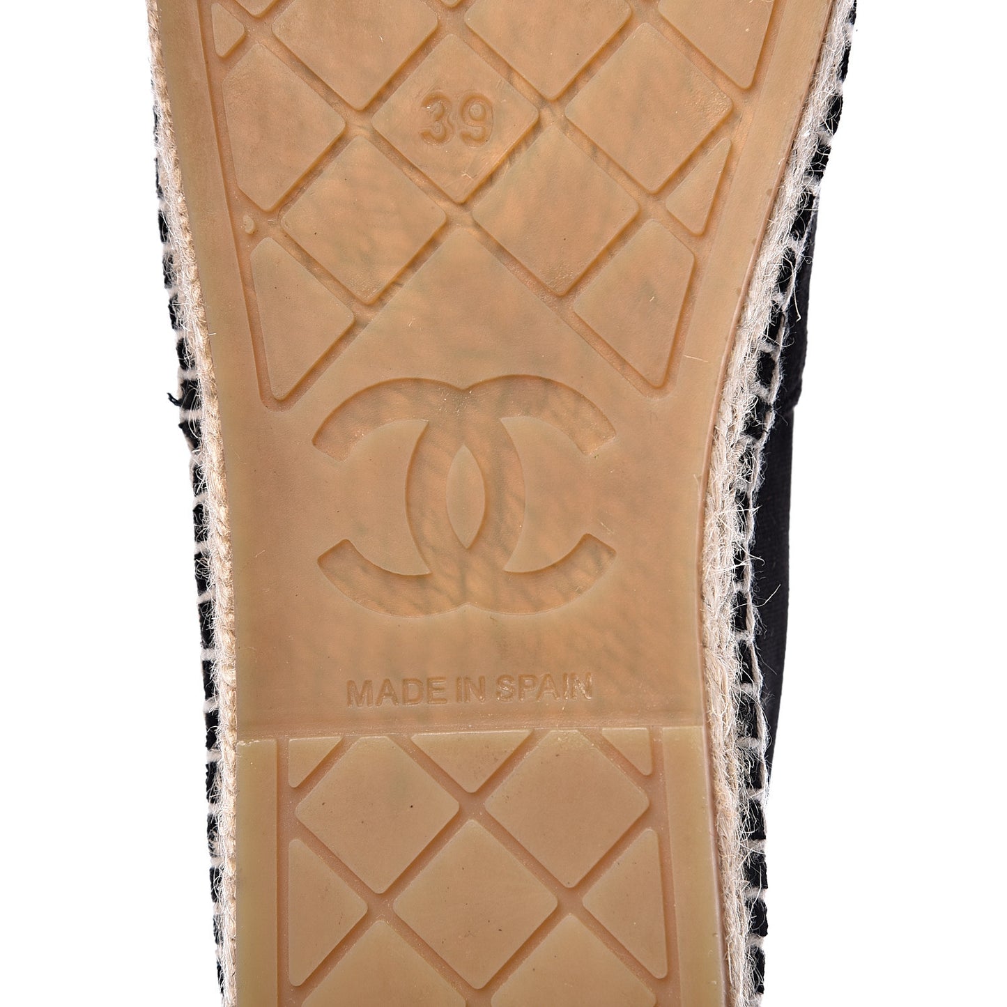 Velvet Logo Espadrilles 39 Black