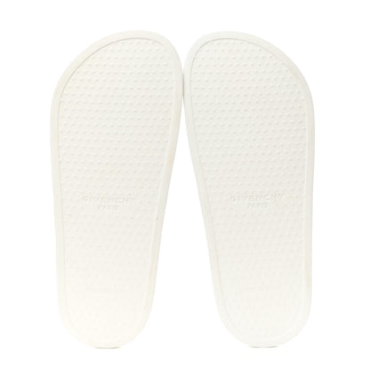 Givenchy X DISNEY Rubber Logo 101 Dalmatians Pool Slide Sandals 37 White Black Pink 6 of 11