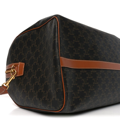Celine Triomphe Canvas Large Voyage Duffle Tan 7 of 8