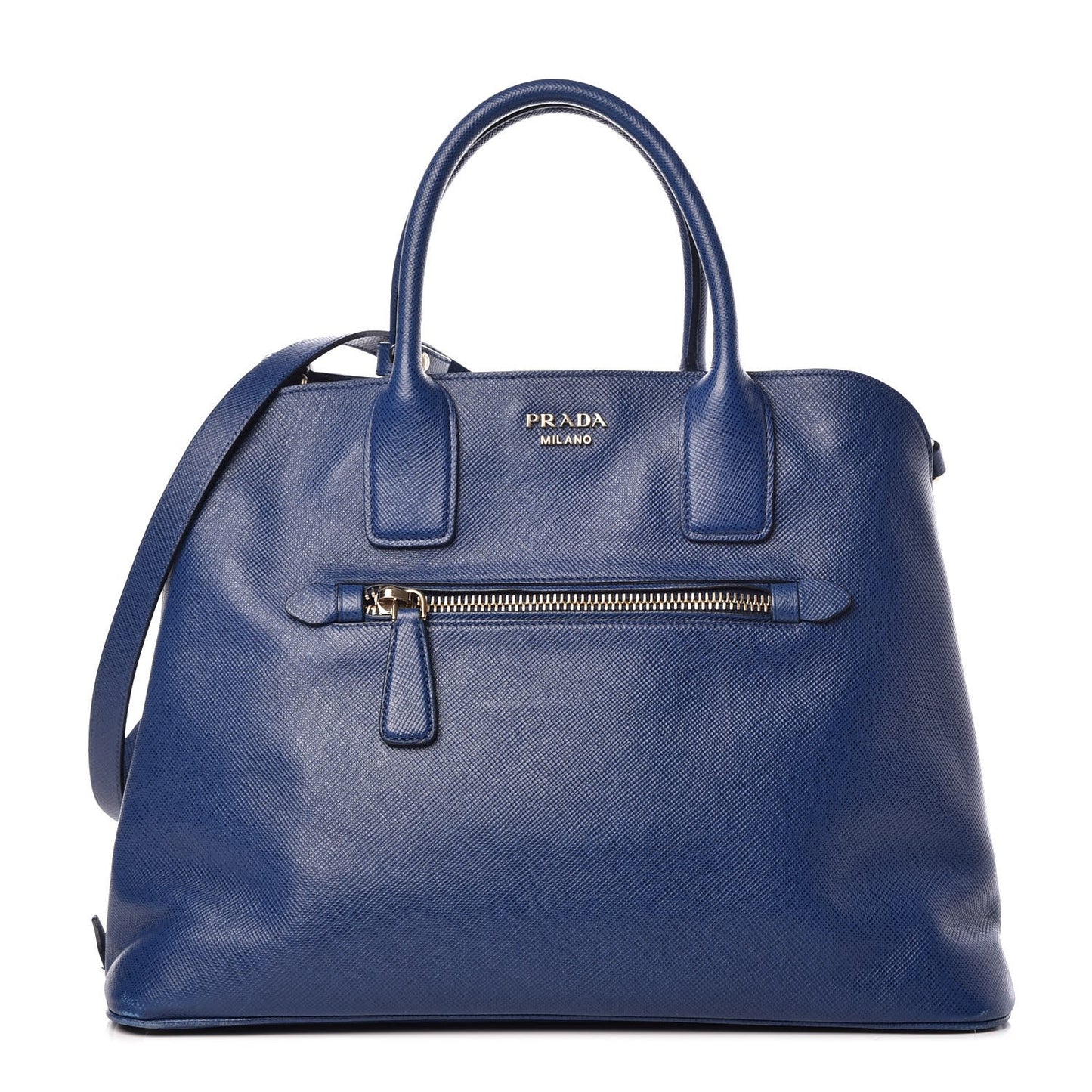 Saffiano Cuir Open Promenade Tote Bluette