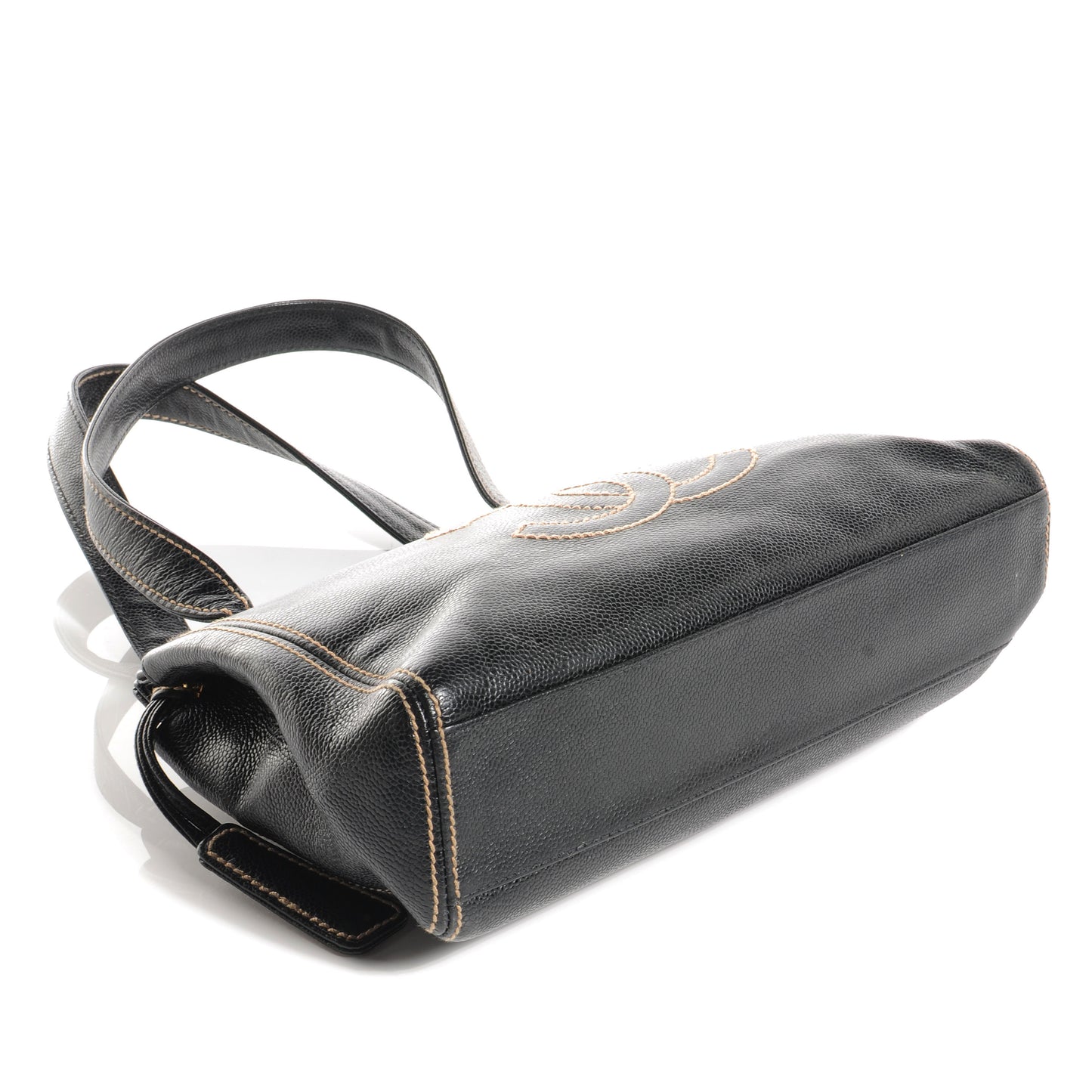 Caviar CC Shoulder Bag Black