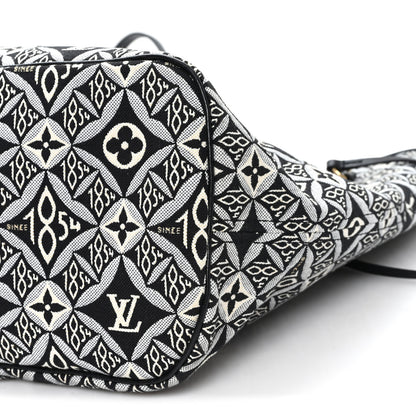 Louis Vuitton Jacquard Since 1854 Neverfull MM Grey 10 of 10