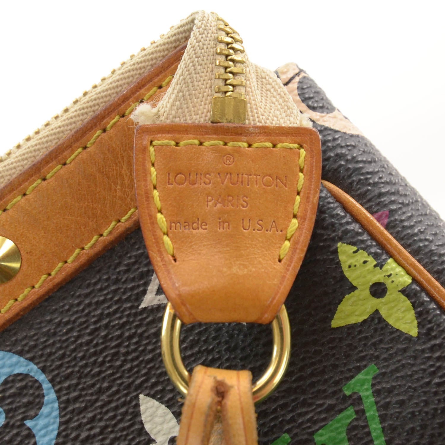Louis Vuitton Monogram Multicolor Pochette Accessories Black 5 of 7