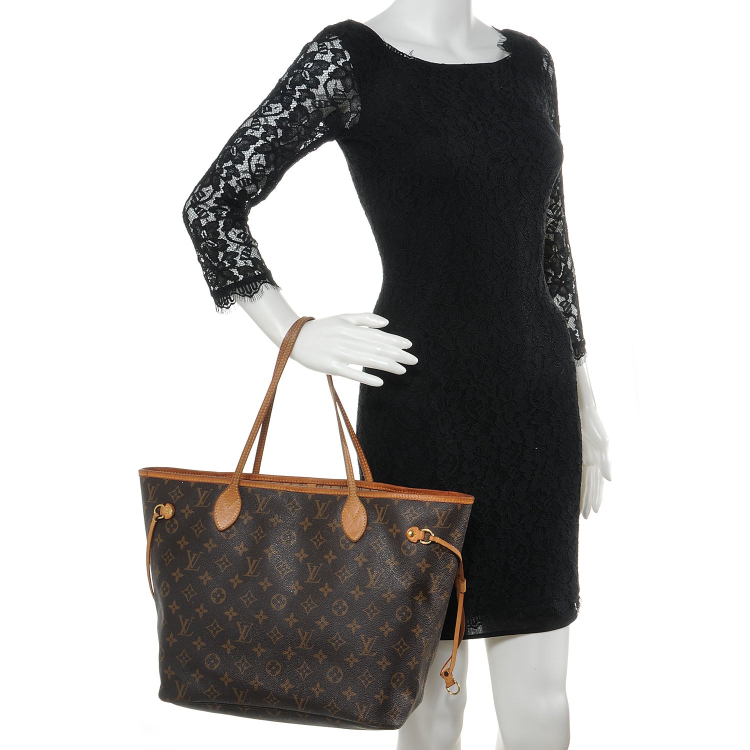 Louis Vuitton Monogram Neverfull MM 2 of 8
