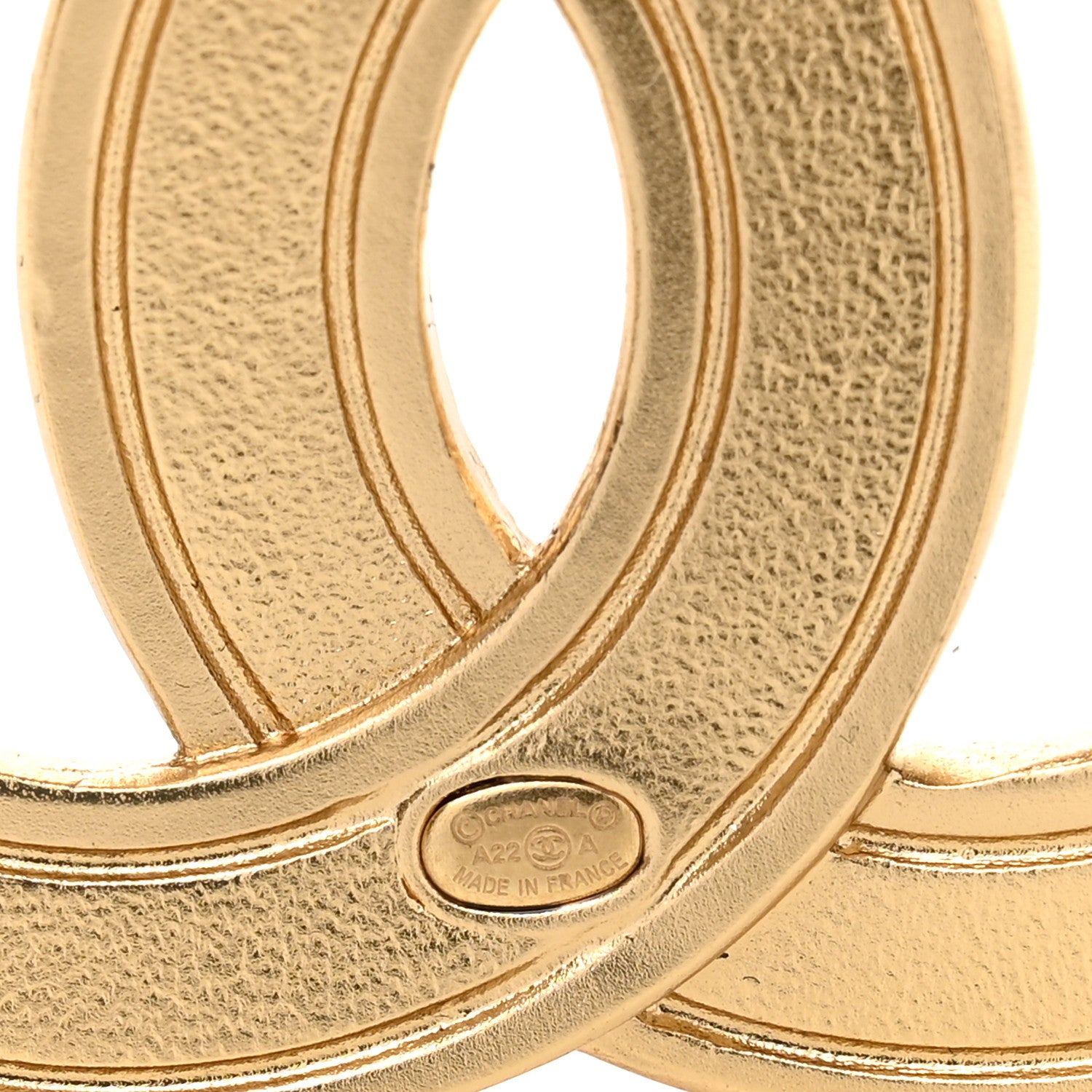 Chanel Metal Pearl CC Brooch Gold 4 of 5