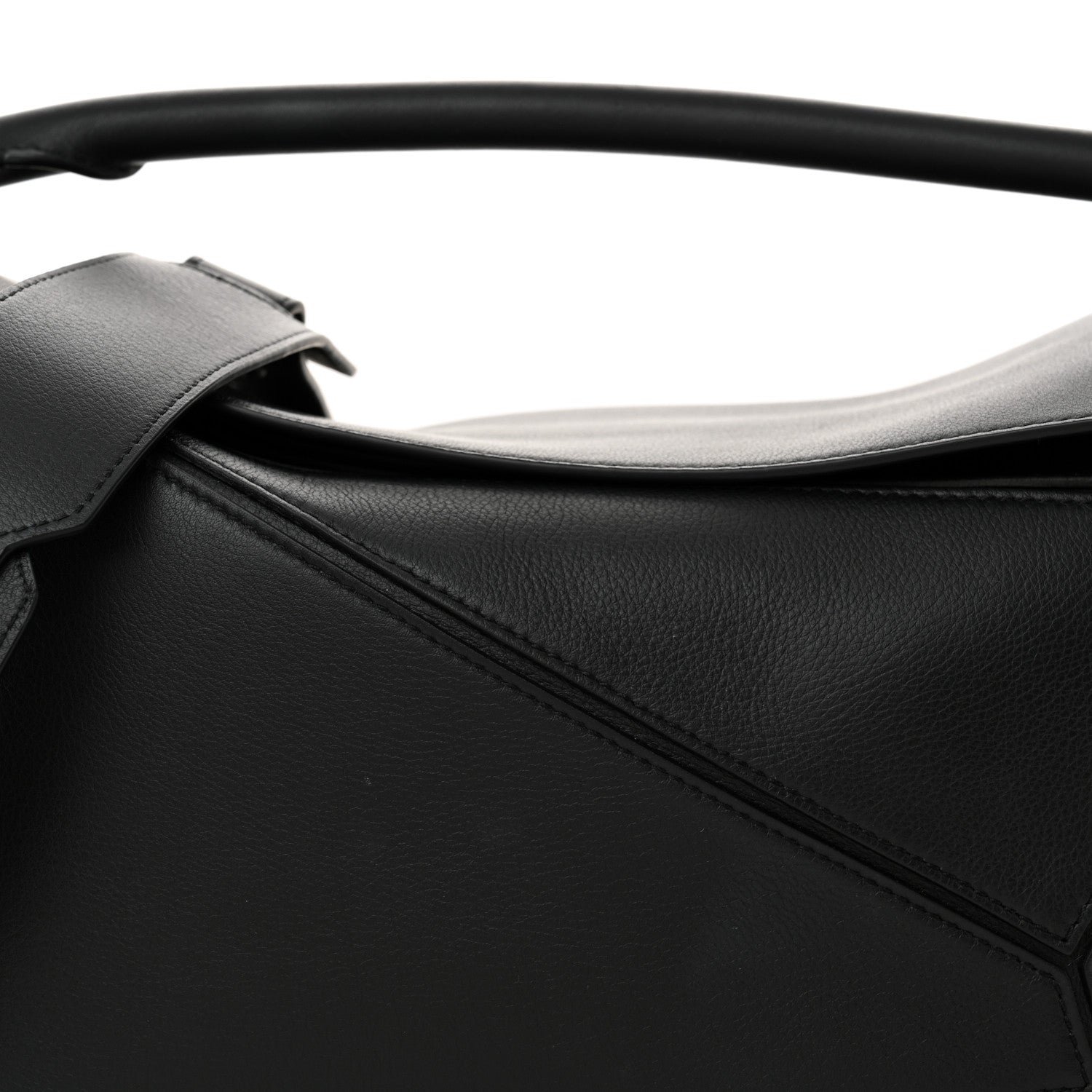 Loewe Calfskin Medium Puzzle Bag Black 8 of 10