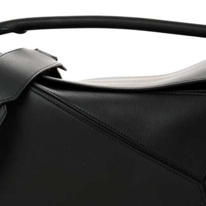 Loewe Calfskin Medium Puzzle Bag Black 8 of 10