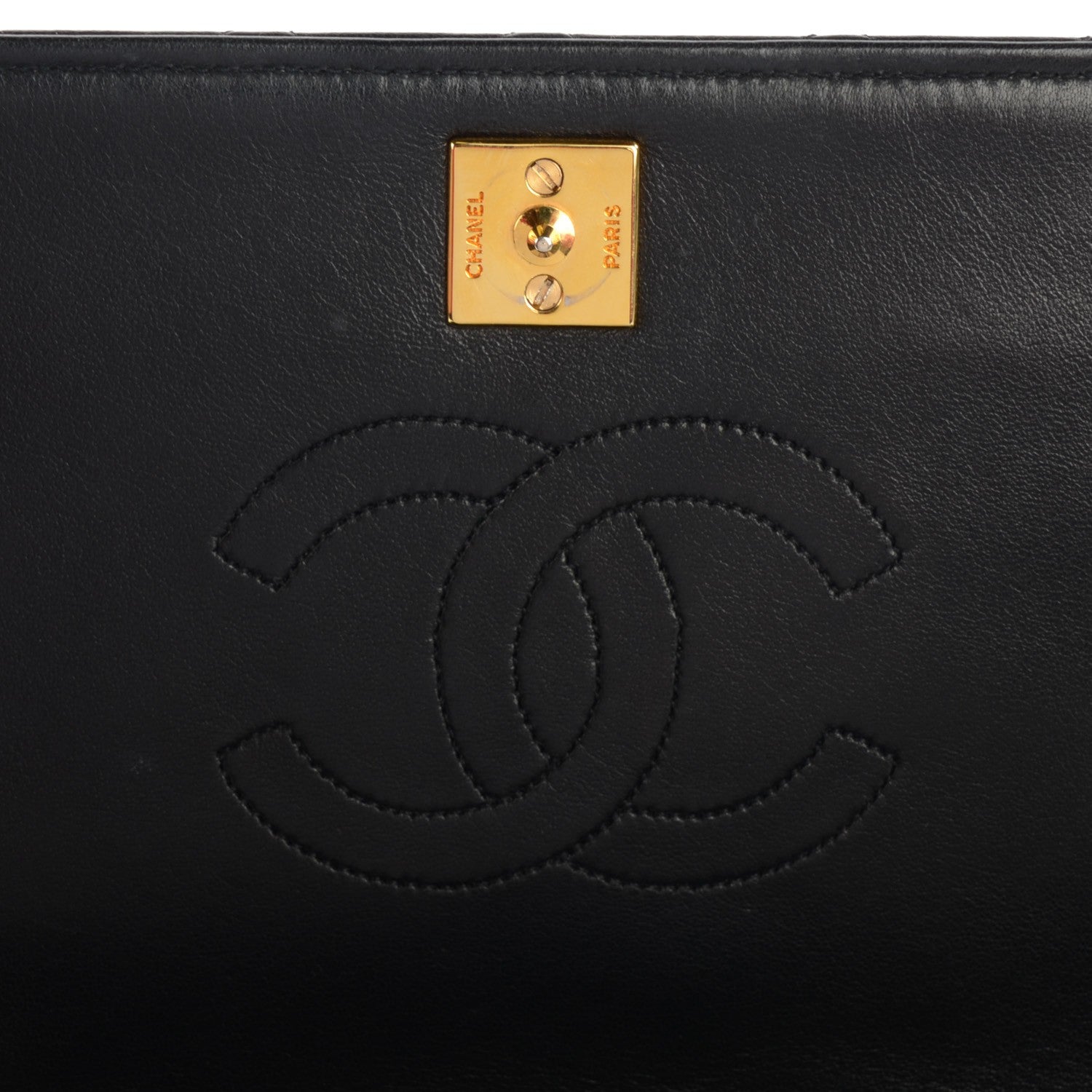 Chanel Lambskin Quilted Small Evening Flap Black 6 of 8