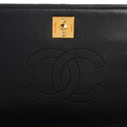 Chanel Lambskin Quilted Small Evening Flap Black 6 of 8