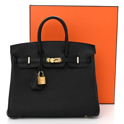 Hermes Togo Birkin 25 Black 13 of 13