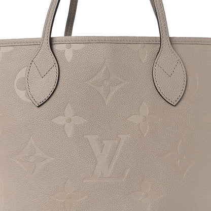 Louis Vuitton Empreinte Monogram Giant Neverfull MM Tourterelle 8 of 10