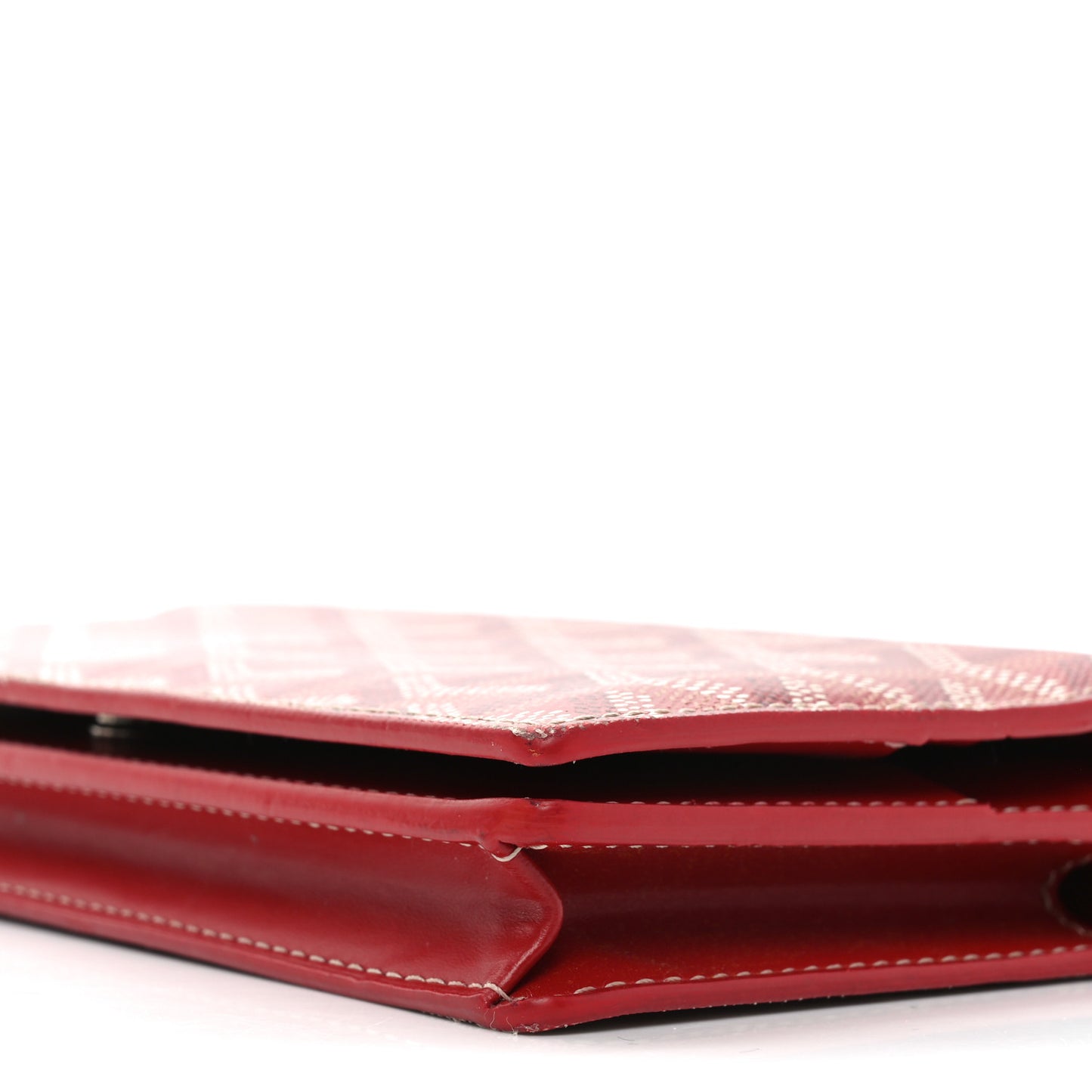 Goyardine Richelieu Wallet Red