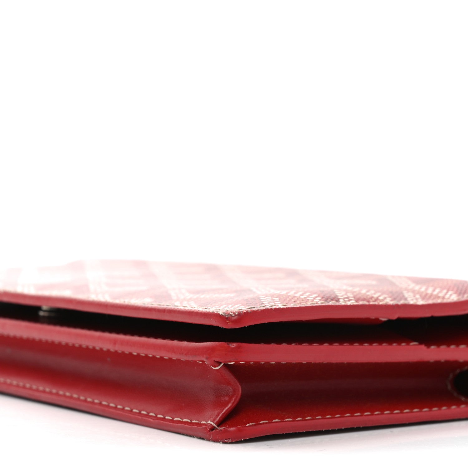 Goyard Goyardine Richelieu Wallet Red 8 of 9