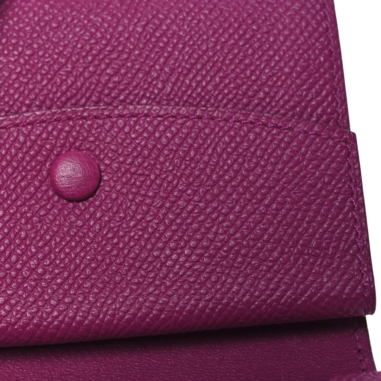 Hermes Epsom Mini Bearn Wallet Rose Pourpre 9 of 12