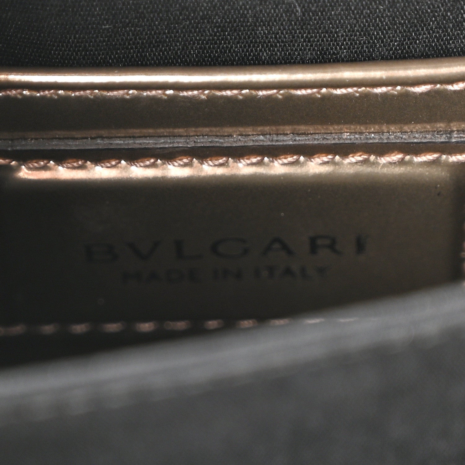 Bulgari Metallic Calfskin Serpenti Forever Top Handle Gold 7 of 10