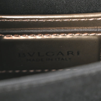 Bulgari Metallic Calfskin Serpenti Forever Top Handle Gold 7 of 10