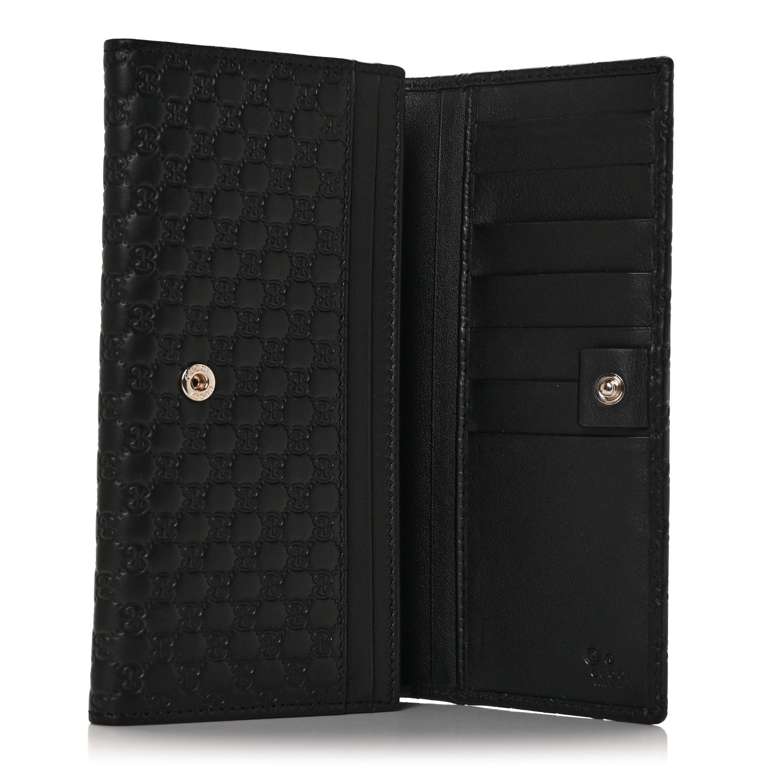 Gucci Soft Microguccissima Continental Wallet Black 5 of 9