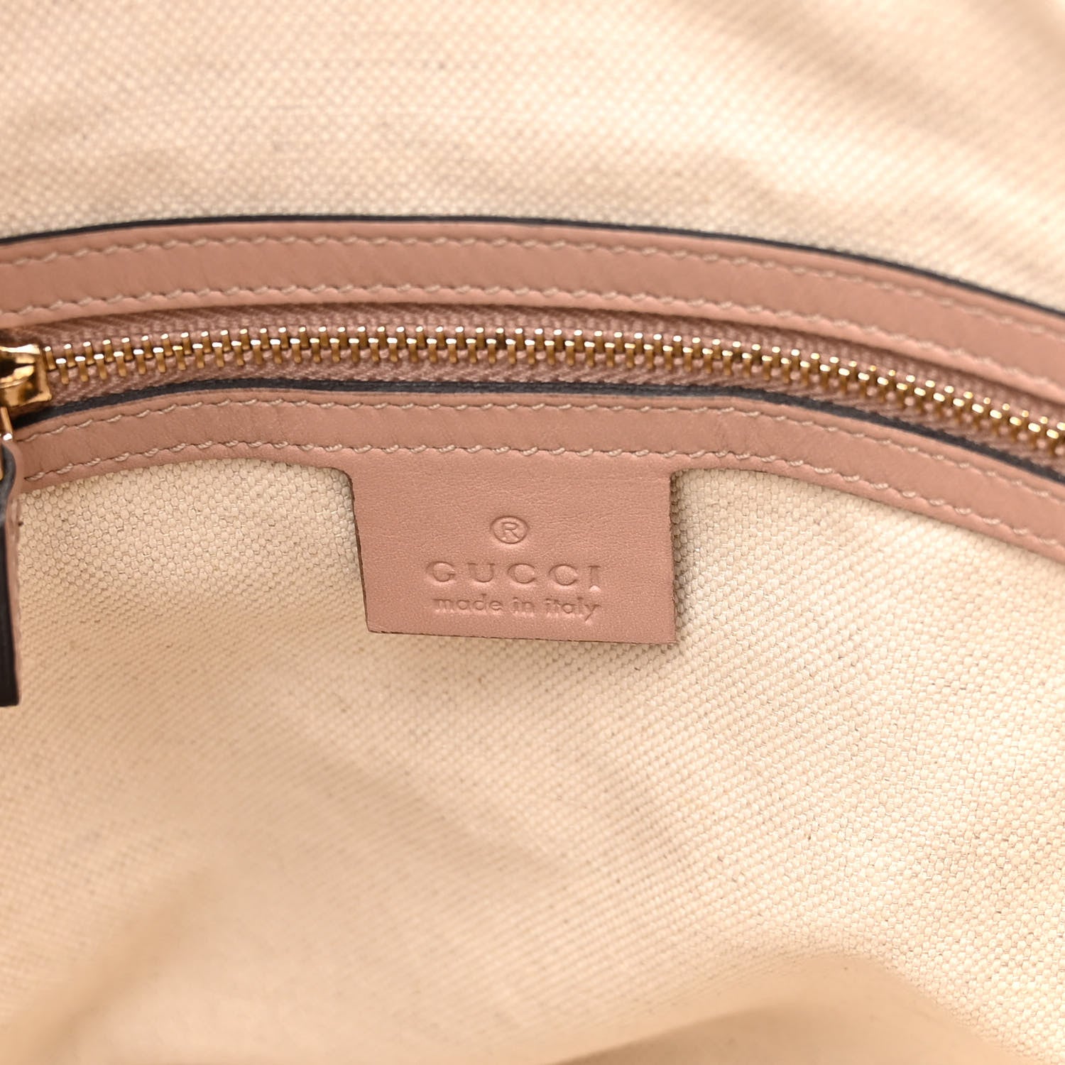 Gucci Guccissima Medium Bree Foldover Tote Soft Pink 6 of 11