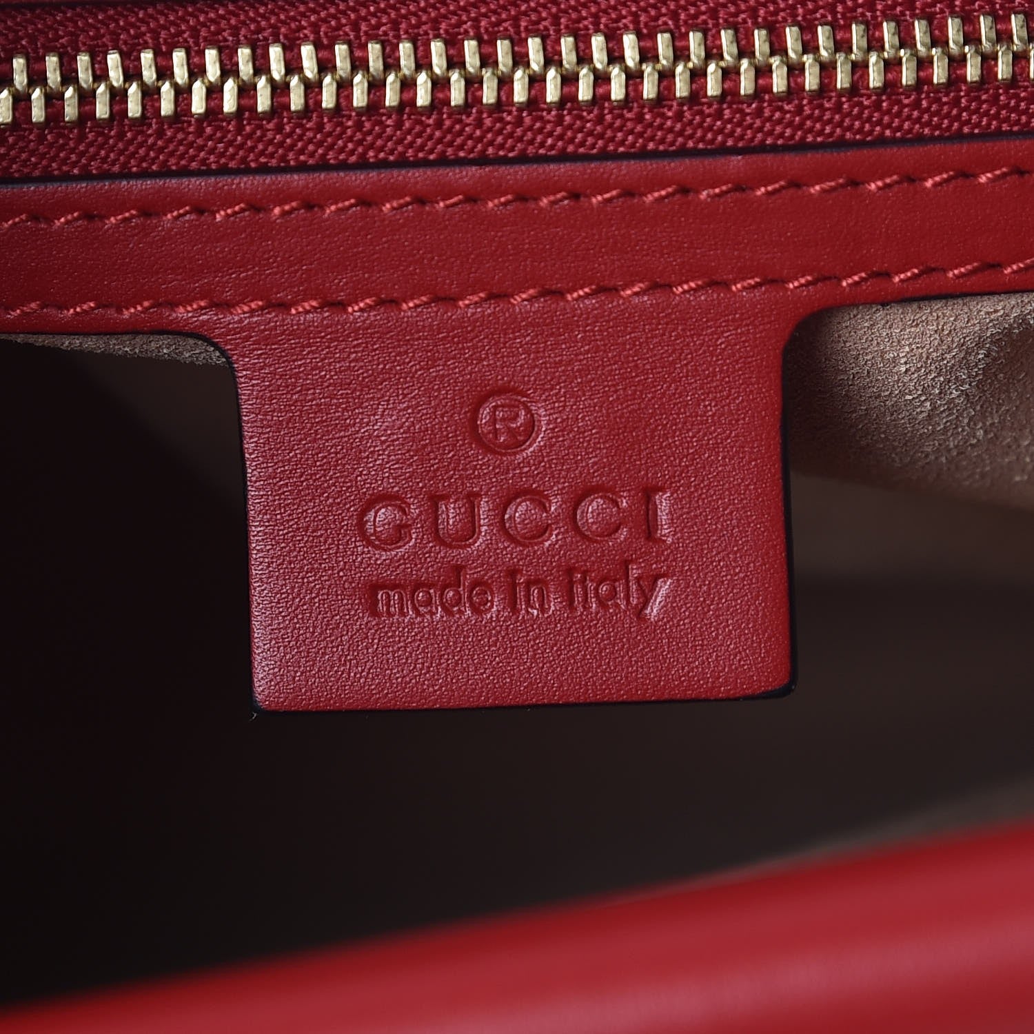 Gucci Nappa Bamboo Web Medium Nymphaea Top Handle Bag Hibiscus Red 7 of 10