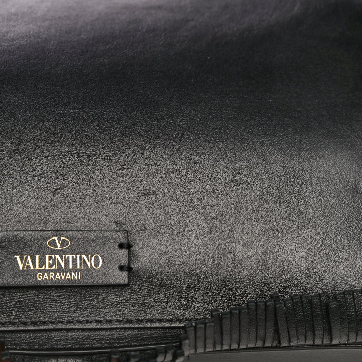 Calfskin The Rope Crossbody Bag Black