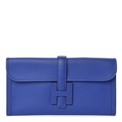 Hermes Swift Jige Elan 29 Clutch Bleu Electrique 1 of 8