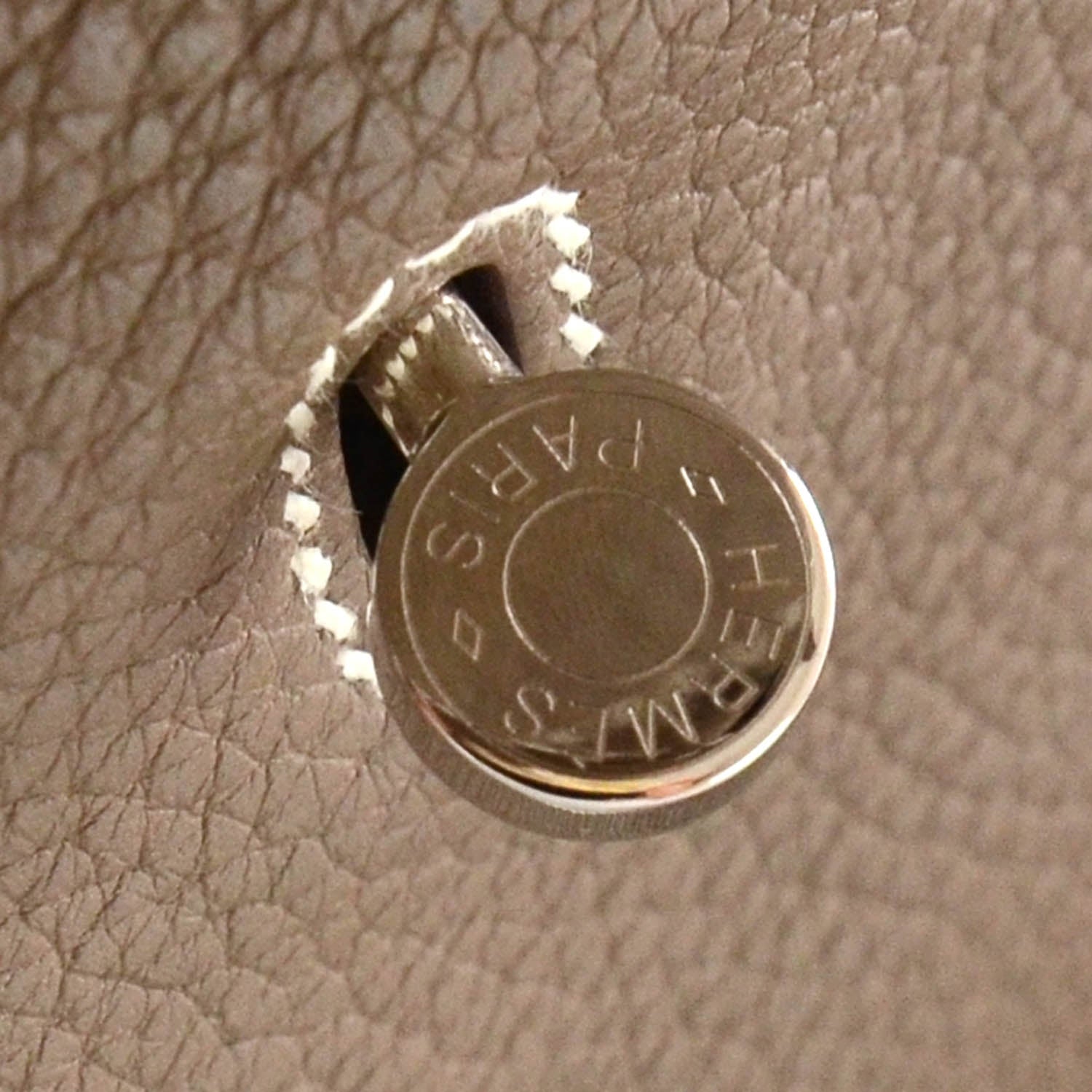 Hermes Taurillon Clemence Lindy 34 Etoupe 5 of 8