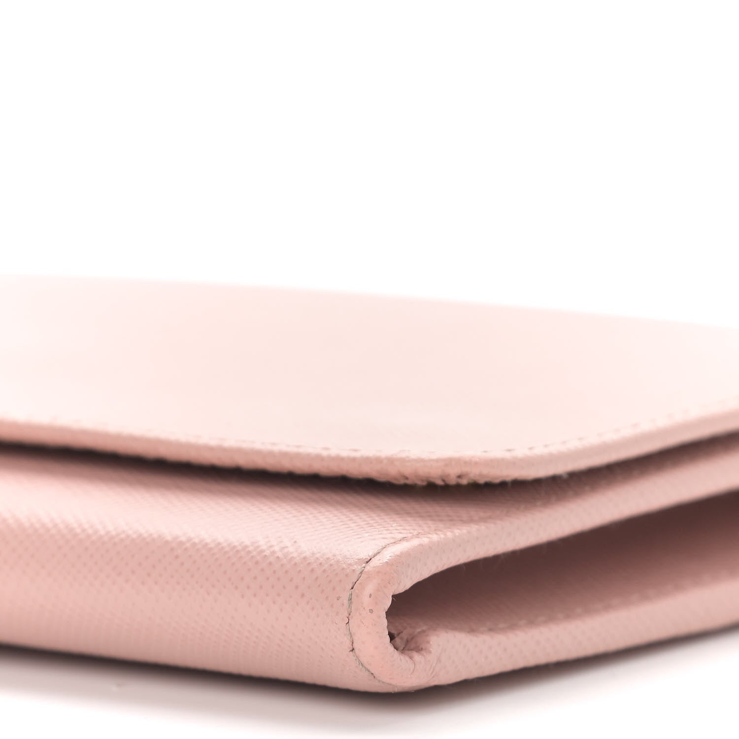 Prada Saffiano Metal Oro Chain Wallet Orchidea 8 of 8