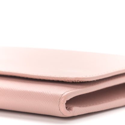 Prada Saffiano Metal Oro Chain Wallet Orchidea 8 of 8