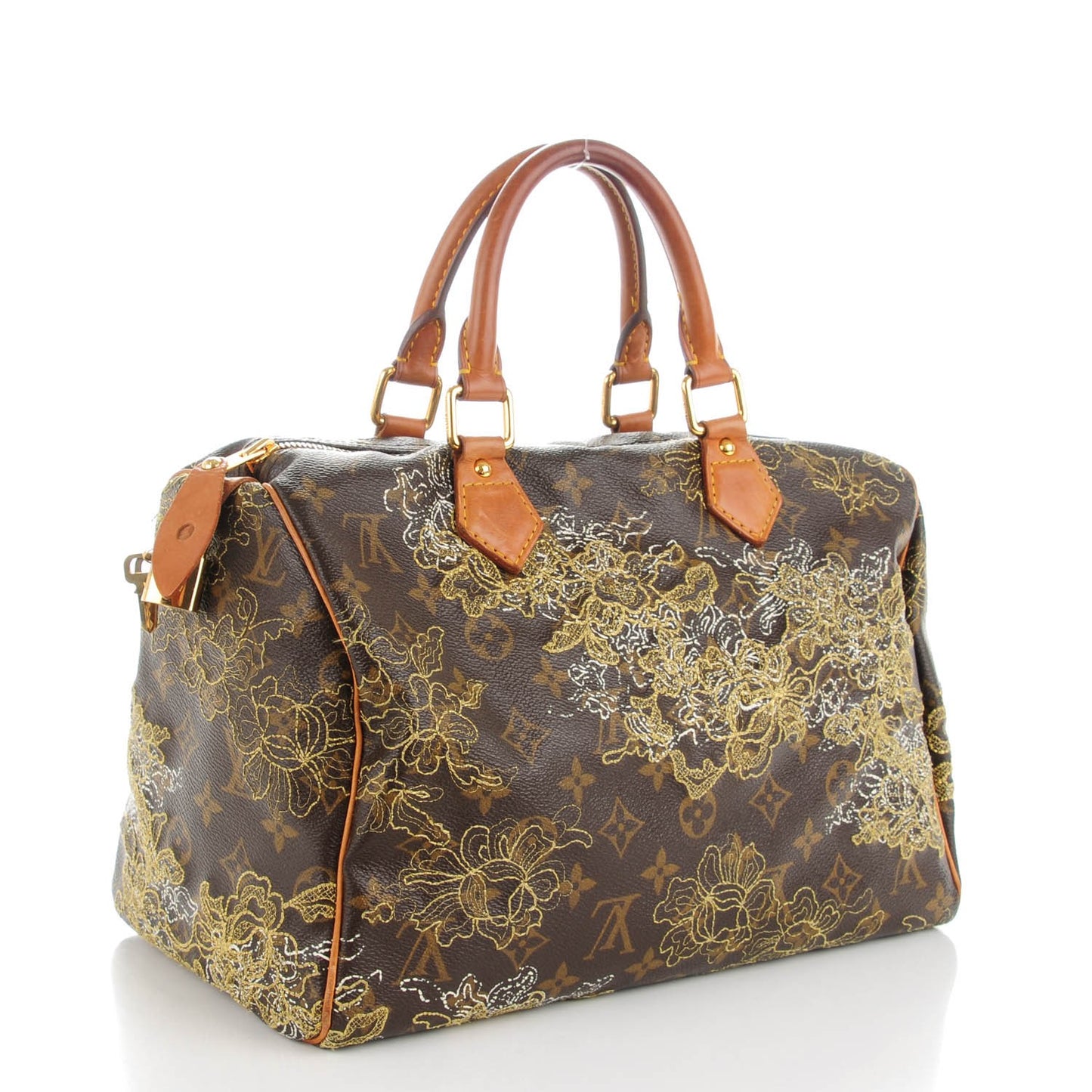 Monogram Dentelle Speedy 30 Gold