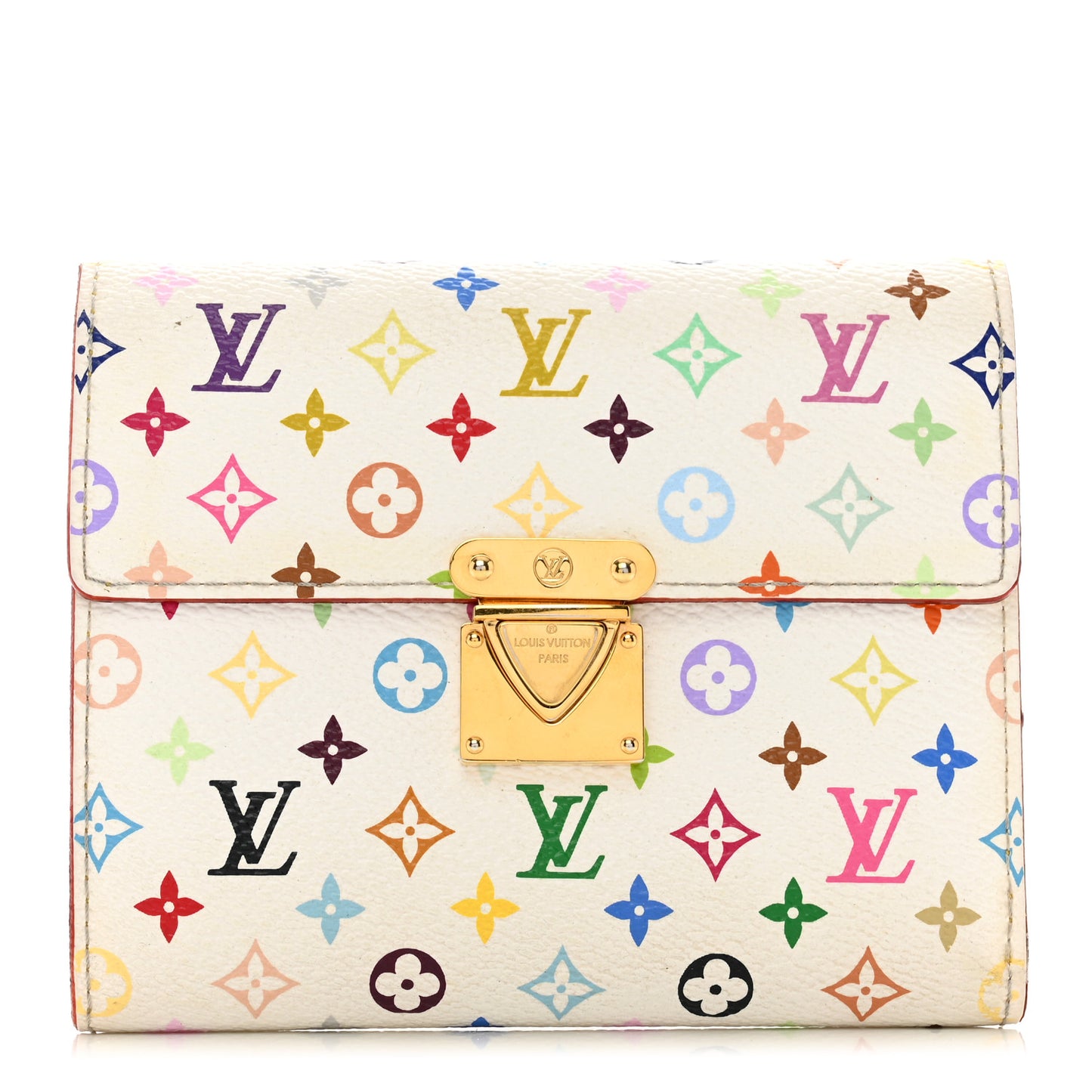 Monogram Multicolor Koala Wallet White